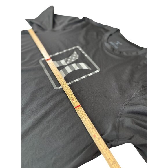 Hurley Mens Performance Black T-Shirt Size XL With UPF 50+ Protection - Picture 8 of 10